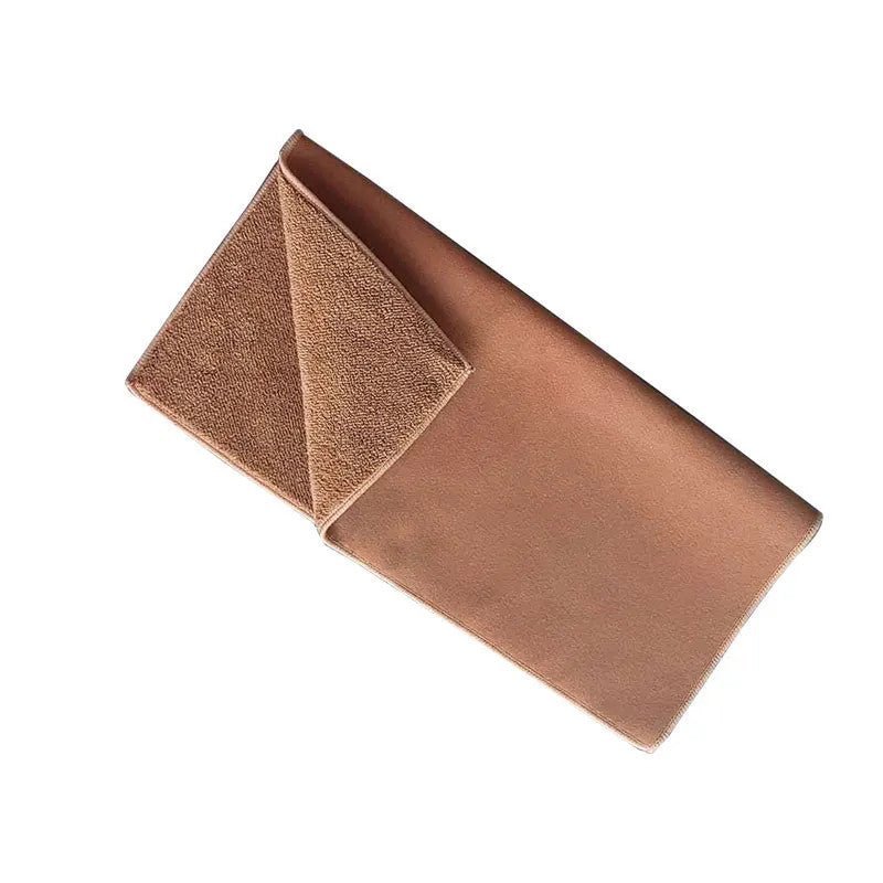 Premium Dual-Sided Car Cleaning Towel | Suede & Coral Velvet | 30×30cm | 3 Colors