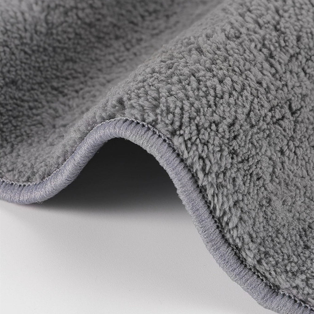 Premium Dual-Sided Car Cleaning Towel | Suede & Coral Velvet | 30×30cm | 3 Colors